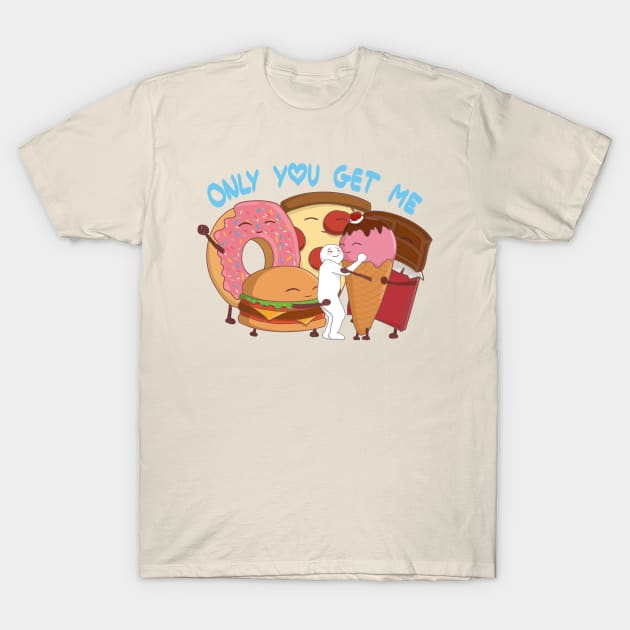 Food Lover T-Shirt by baleinealunettes